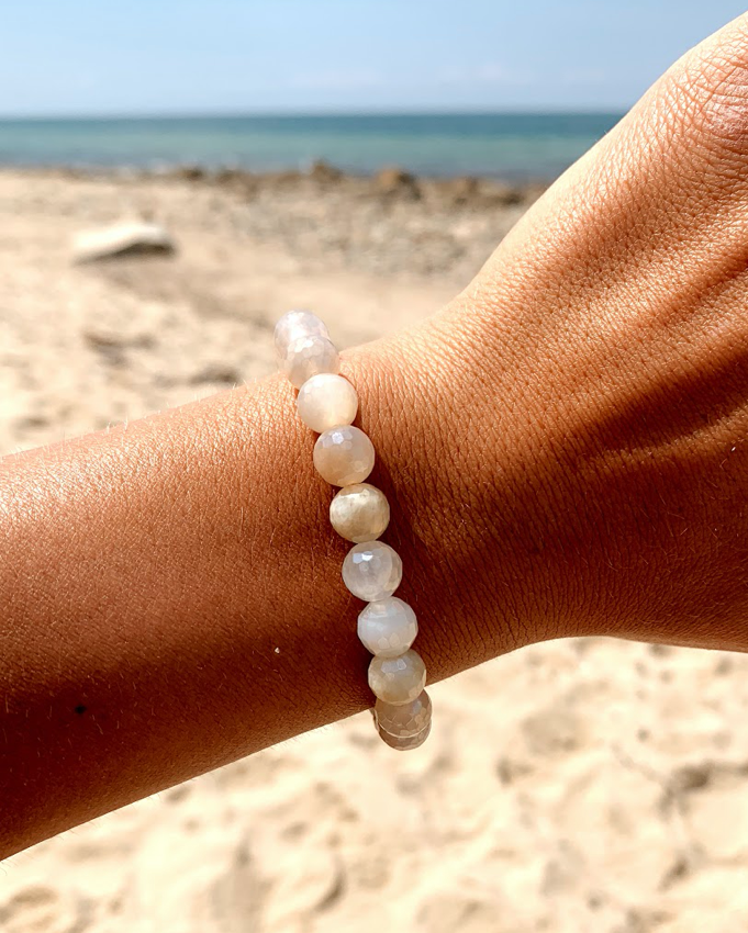 Defining Bracelet- Healing Bracelet with Moonstone Gemstones
