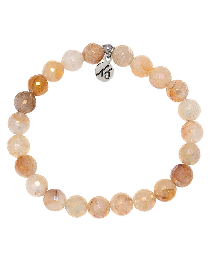 Defining Bracelet-Manifest Bracelet with Sunset Quartz Gemstones