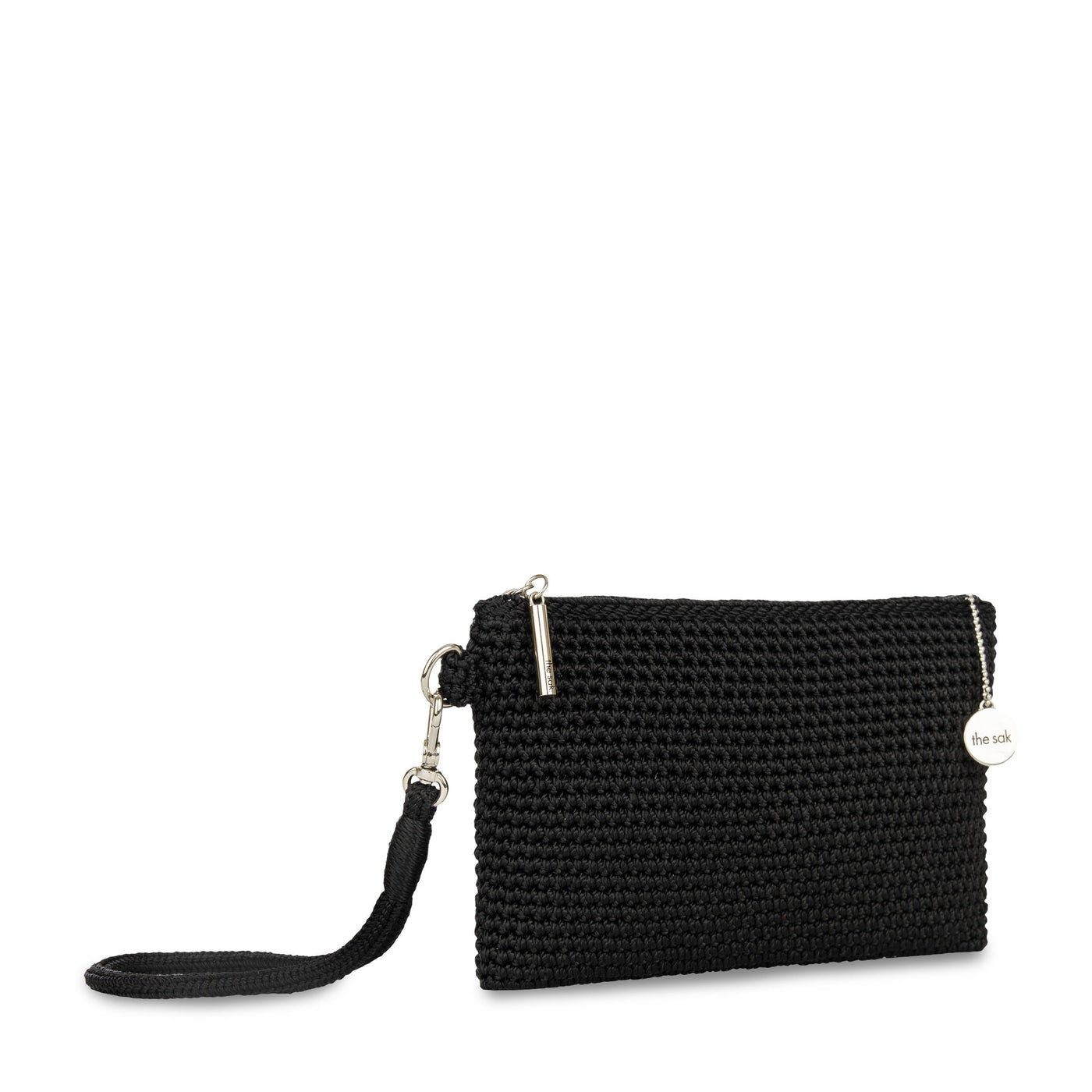Vita Wristlet - Hand Crochet - Black