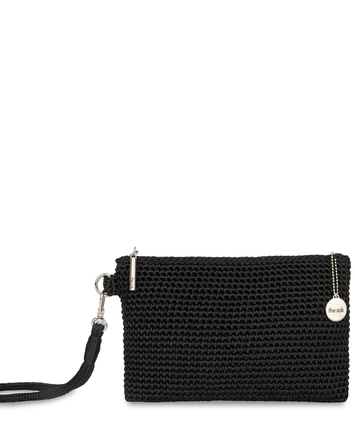 Vita Wristlet - Hand Crochet - Black
