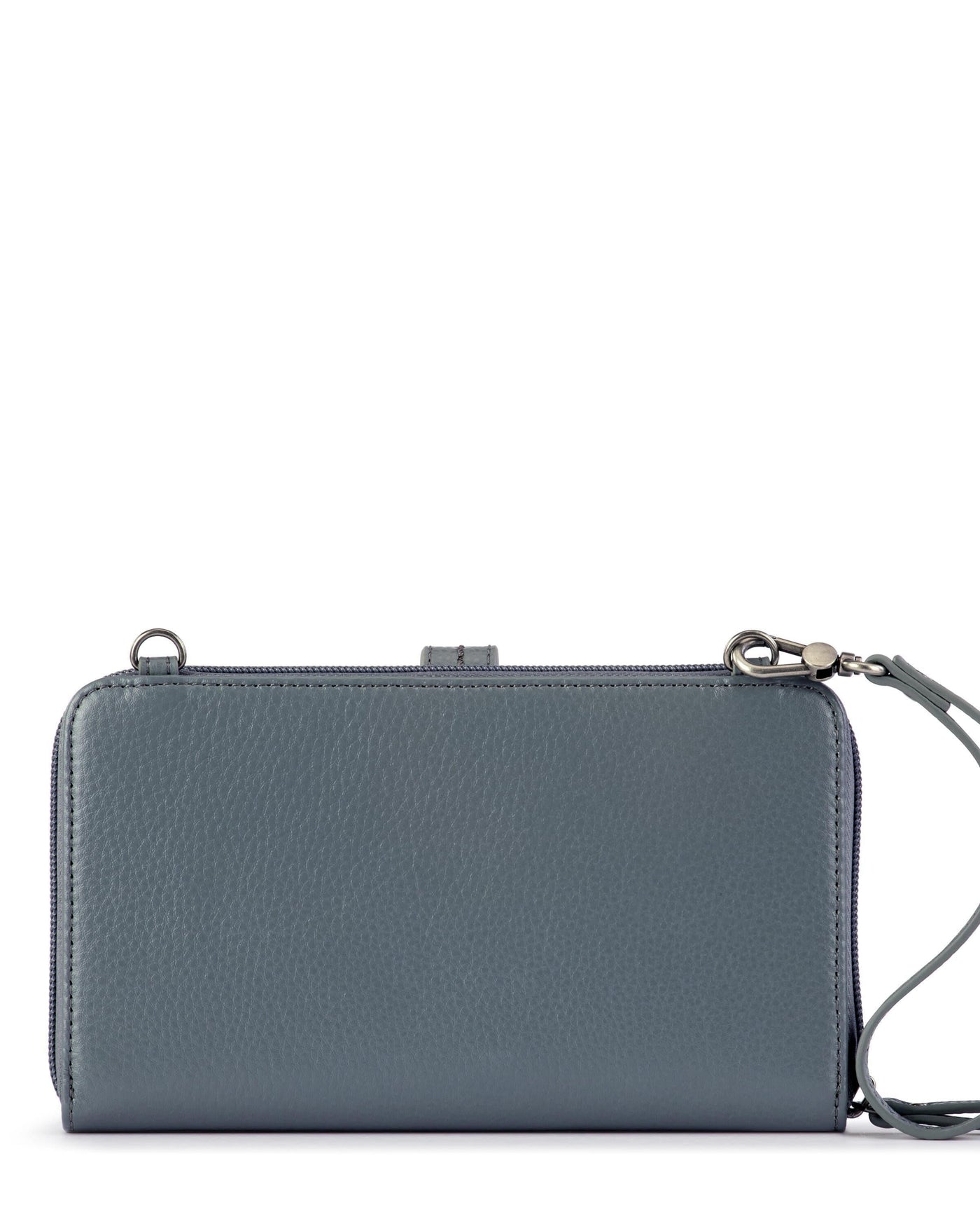 Iris Smartphone Wallet - Leather - Dusty Blue Block