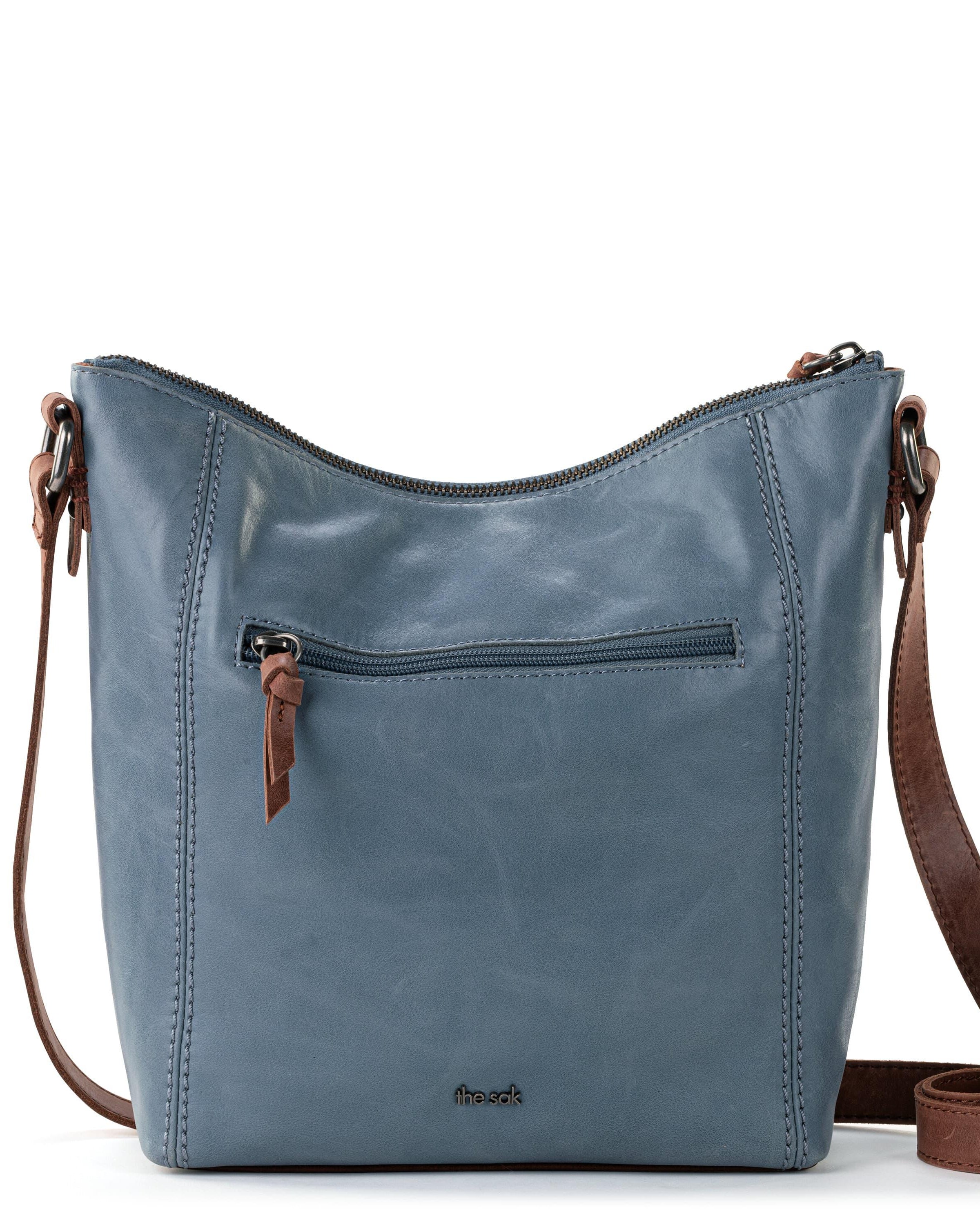 【希少】上海  RS ARCH SHL Boston bag Ashland Crossbody - Leather - Maritime Wave Embossed | Boston Proper