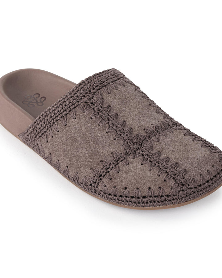 Bolinas Clog - Leather - Mushroom Suede Patch