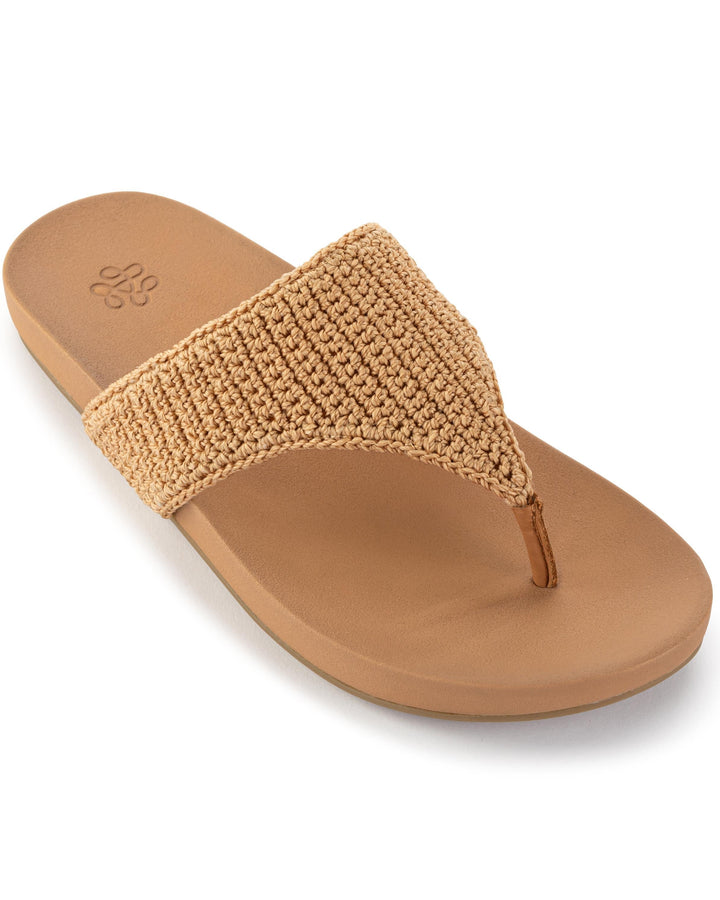 Everly Sandal - Hand Crochet - Bamboo