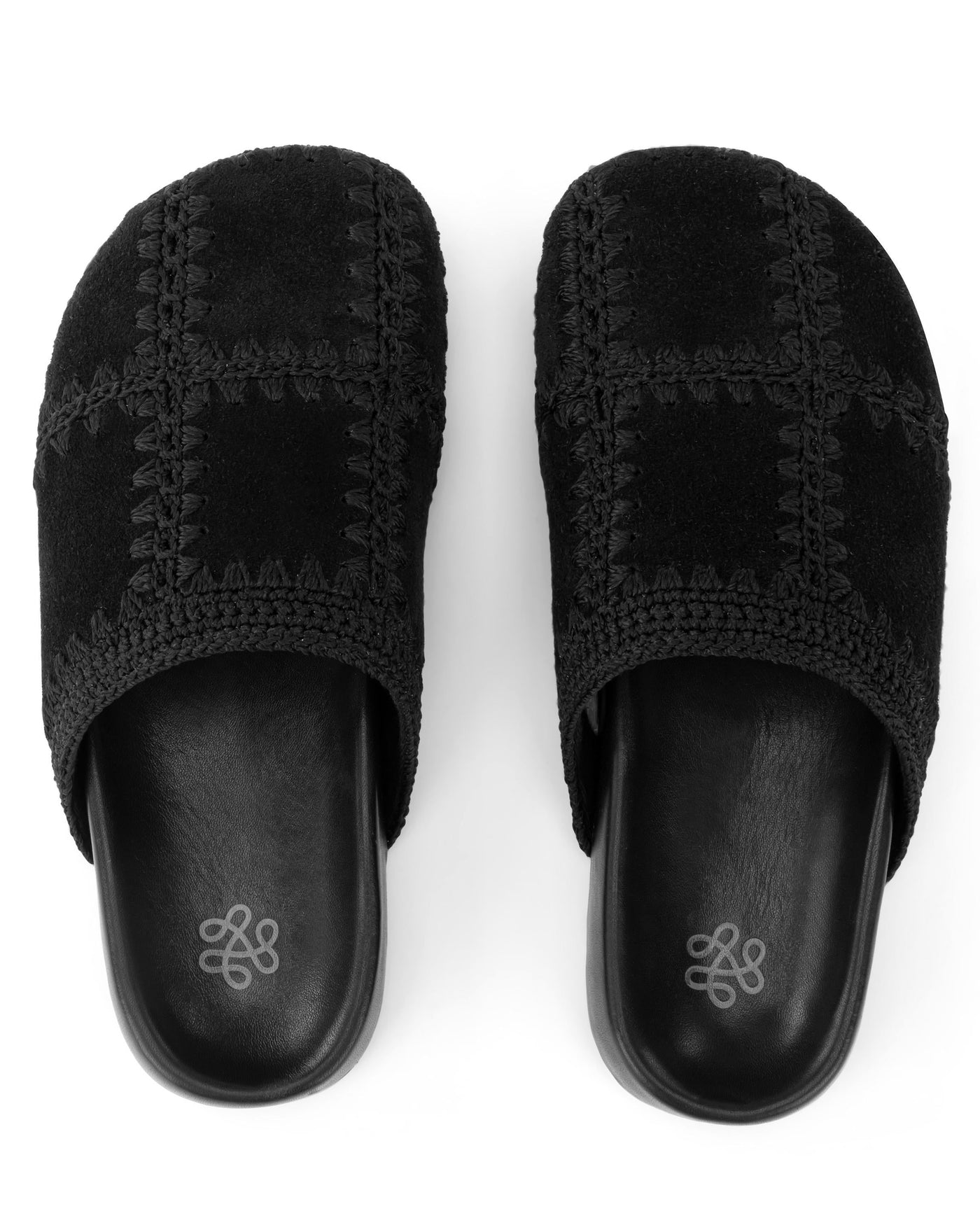 Bolinas Clog - Leather - Black Suede Patch