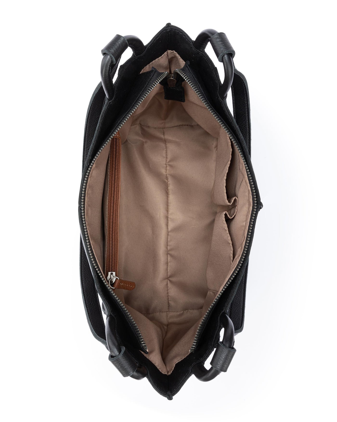Los Feliz Satchel - Leather - Black