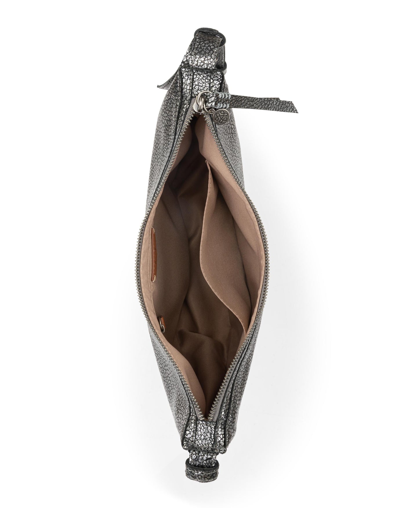 Tess Shoulder Bag - Leather - Dark Silver