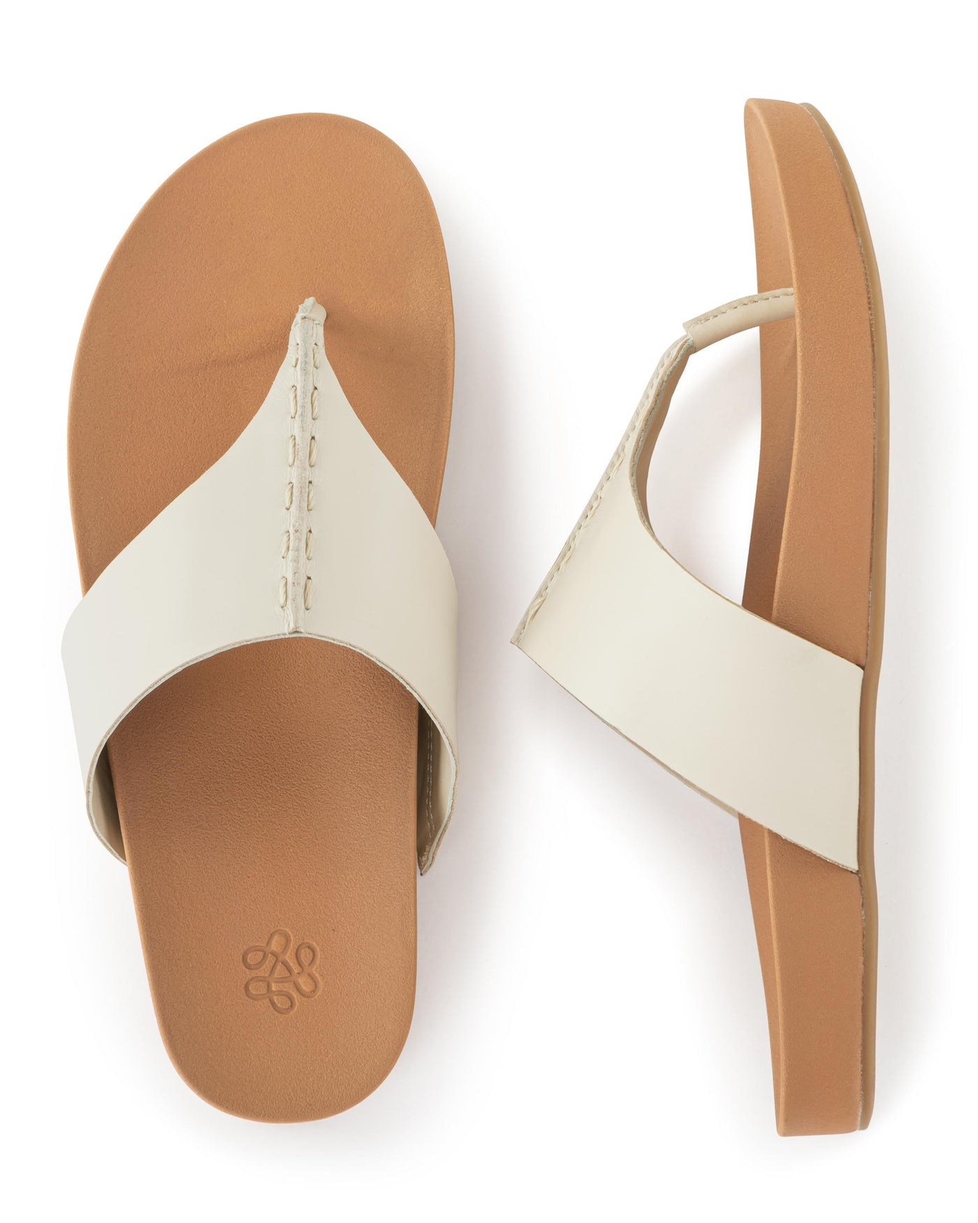 Everly Sandal - Leather - Stone