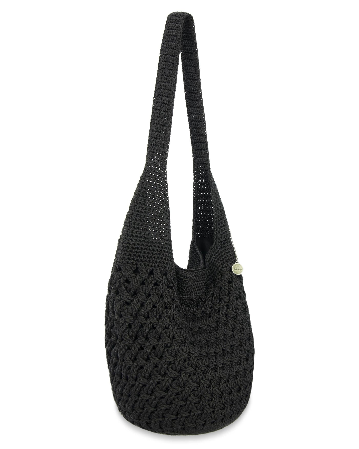 120 Hobo - Hand Crochet - Black Cozy Weave