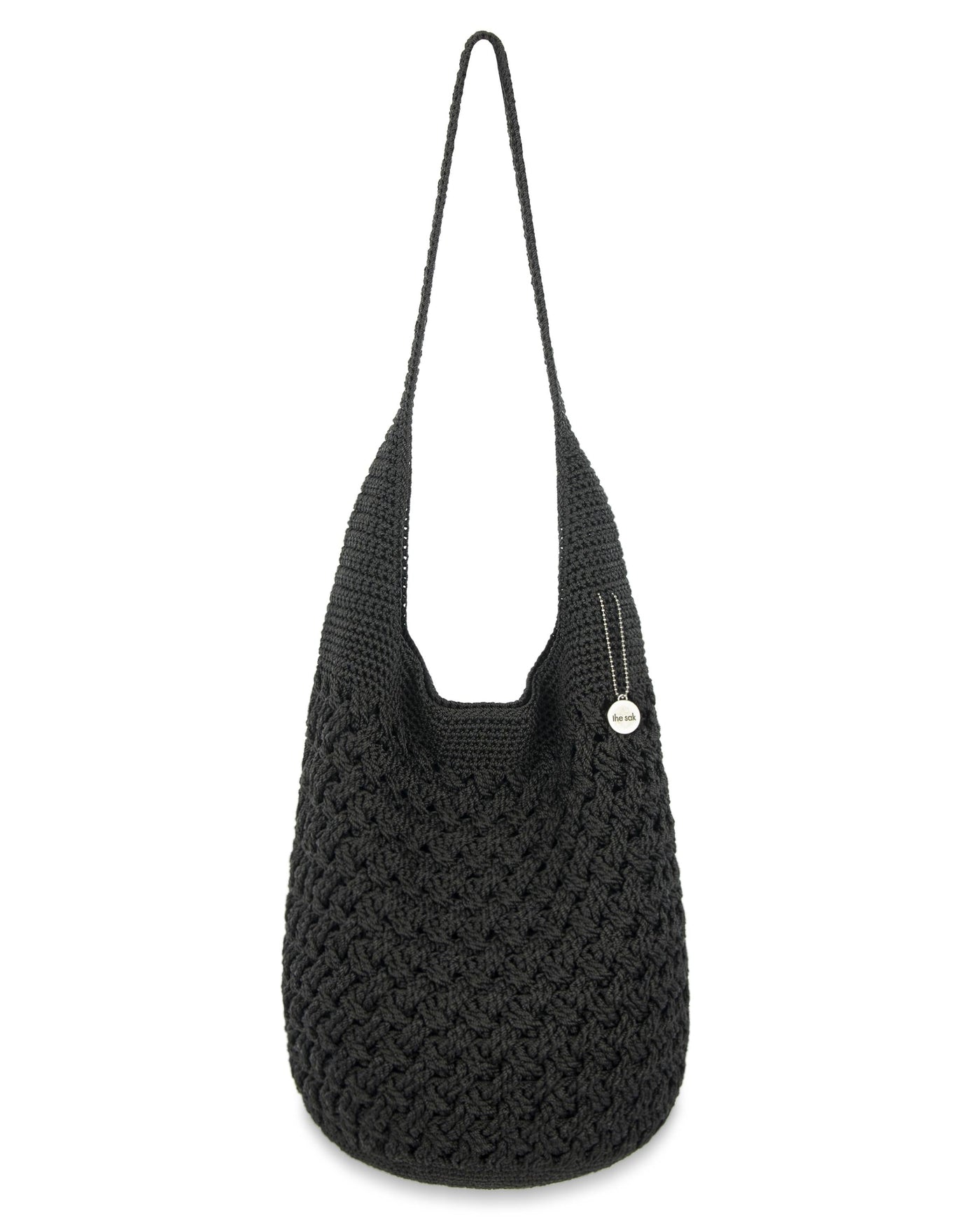 120 Hobo - Hand Crochet - Black Cozy Weave