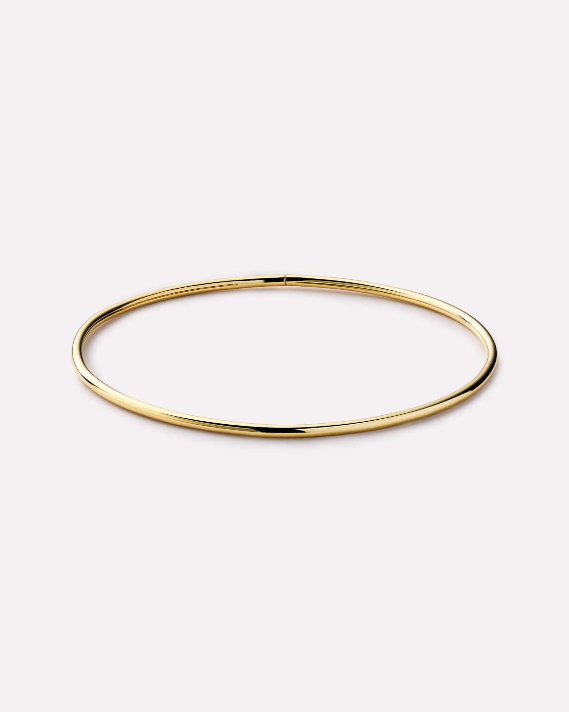 Gold Bangle Bracelet - Carter (2mm)