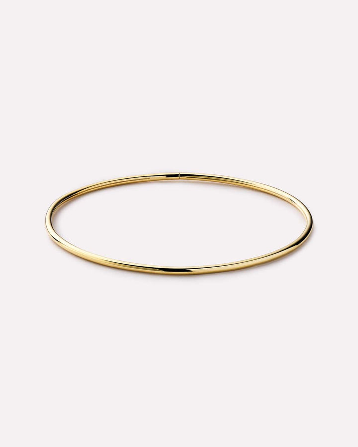 Gold Bangle Bracelet - Carter (2mm)