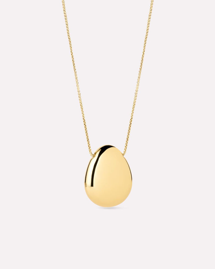 Gold Pendant - Pebble Large