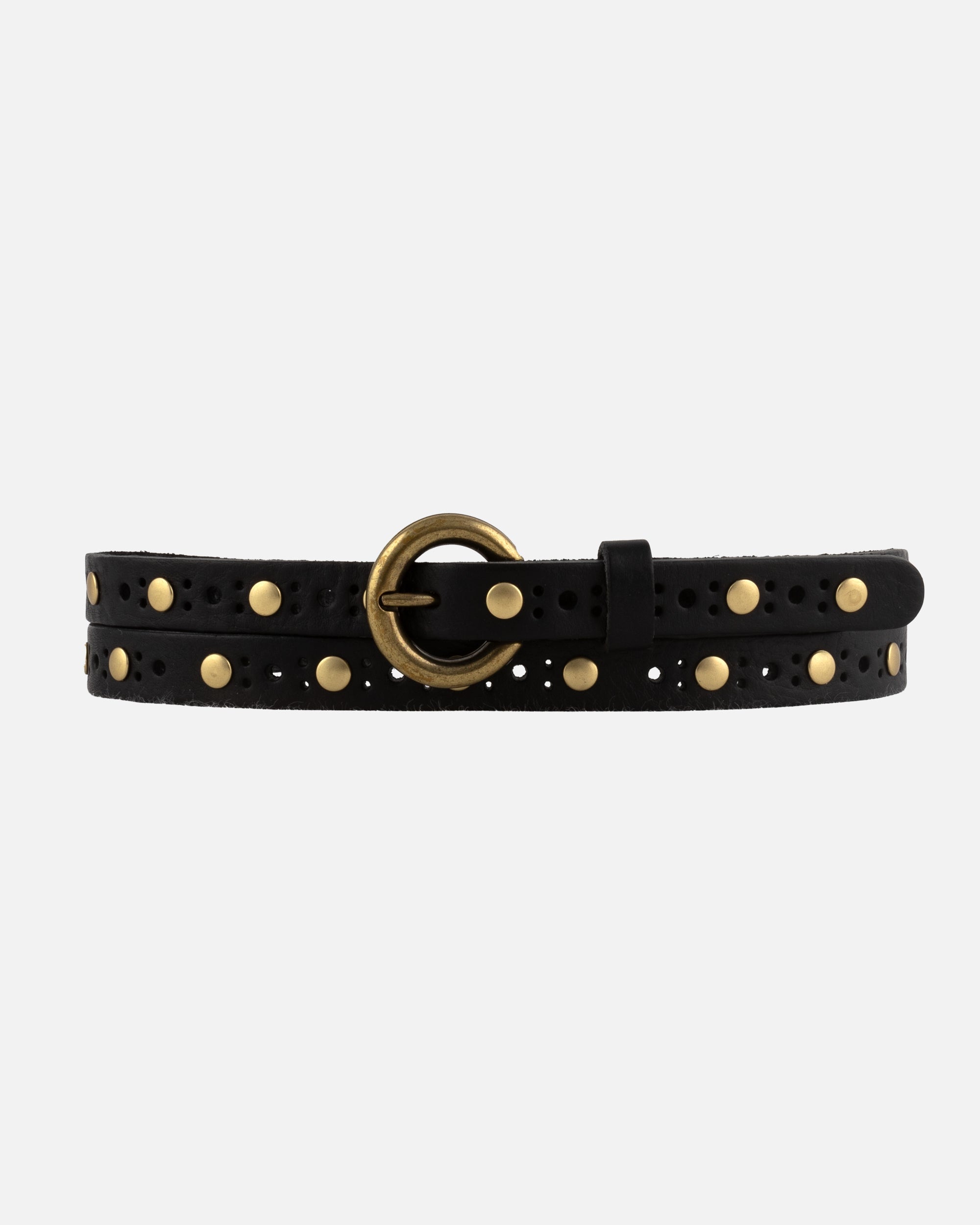 Chloe | Vintage Studded Skinny Belt | Boston Proper