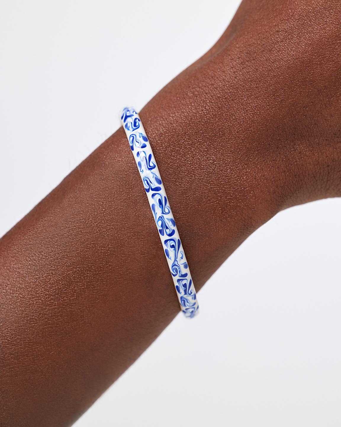 Cuff Bracelet - Arlo Marble Blue
