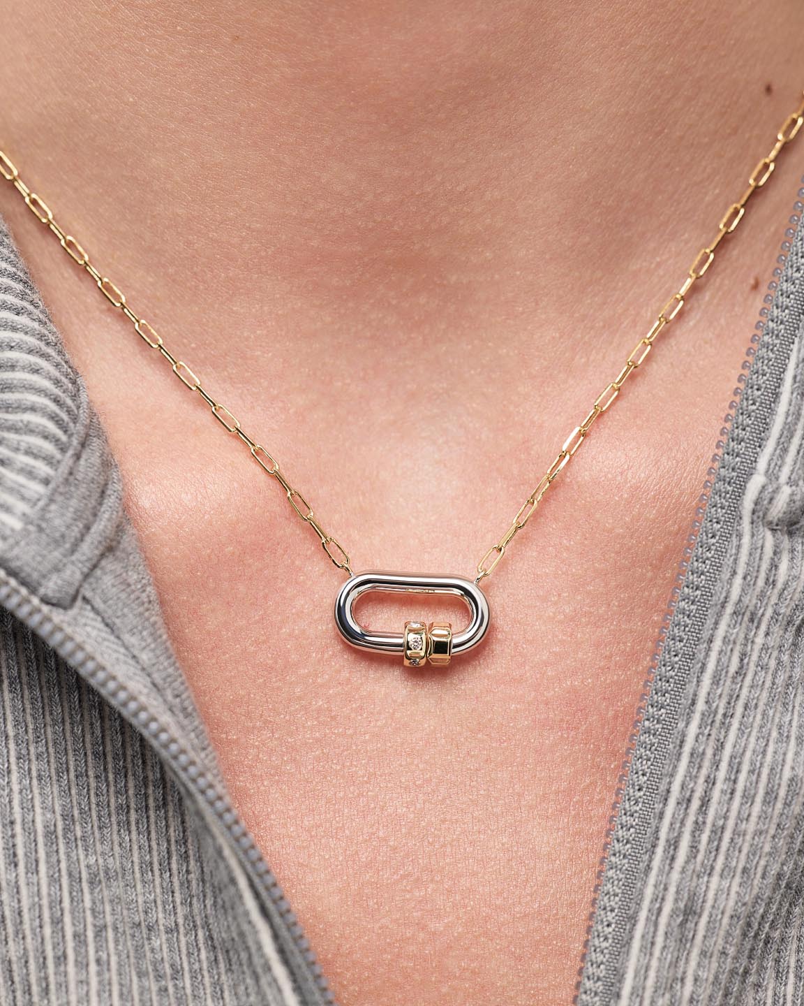 Silver Pendant - Cyrus Necklace