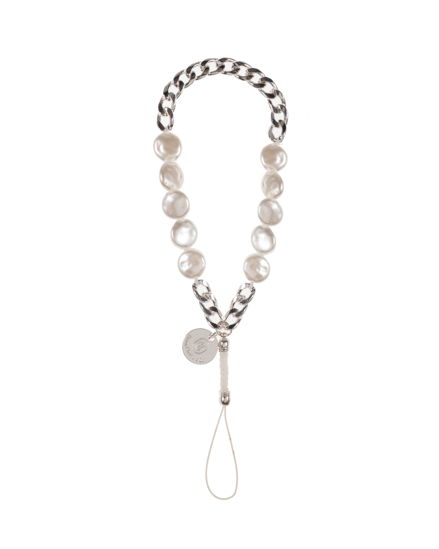 Crown Jewels Silver Phone Charm
