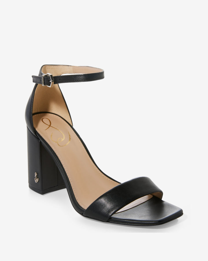 Single Strap Dress Heel Black