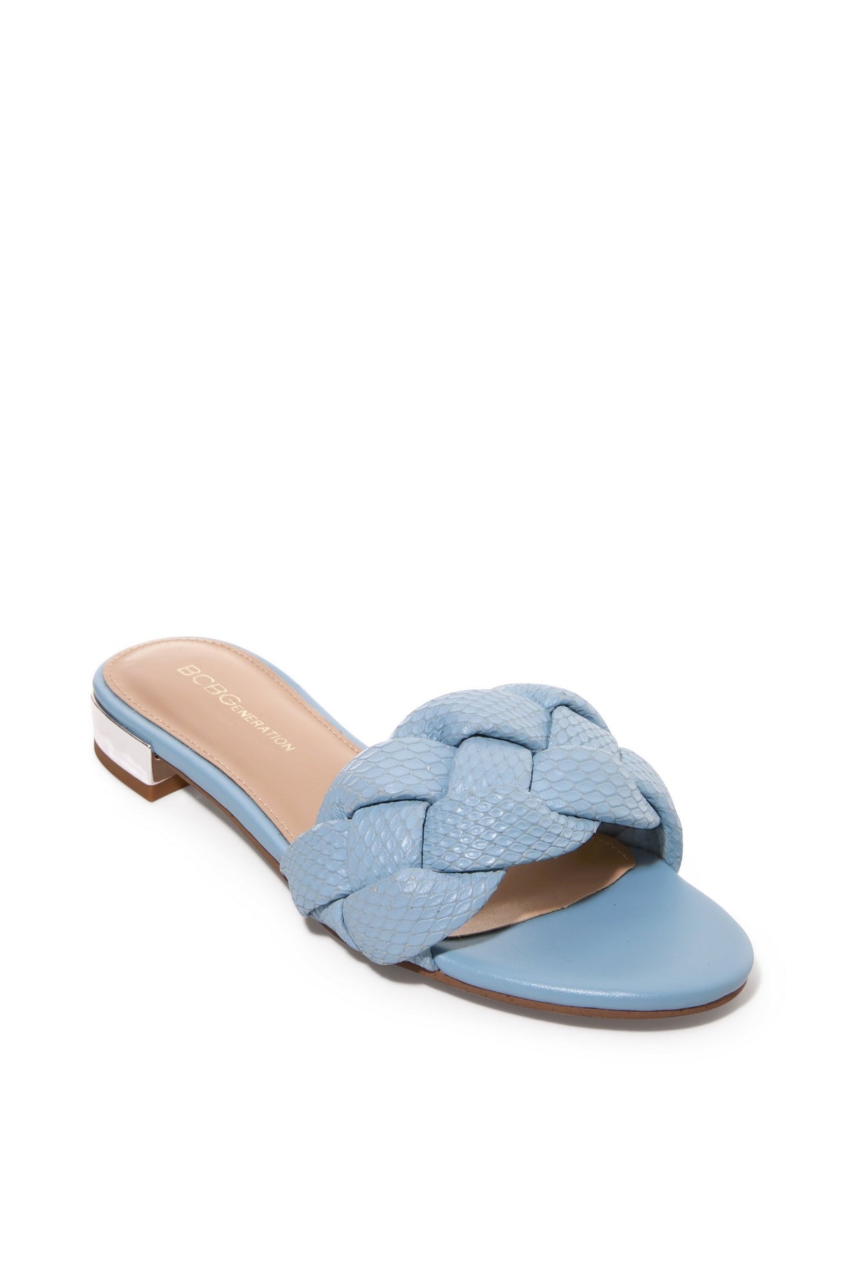 WOVEN BRAIDED SANDAL Celestial Blue