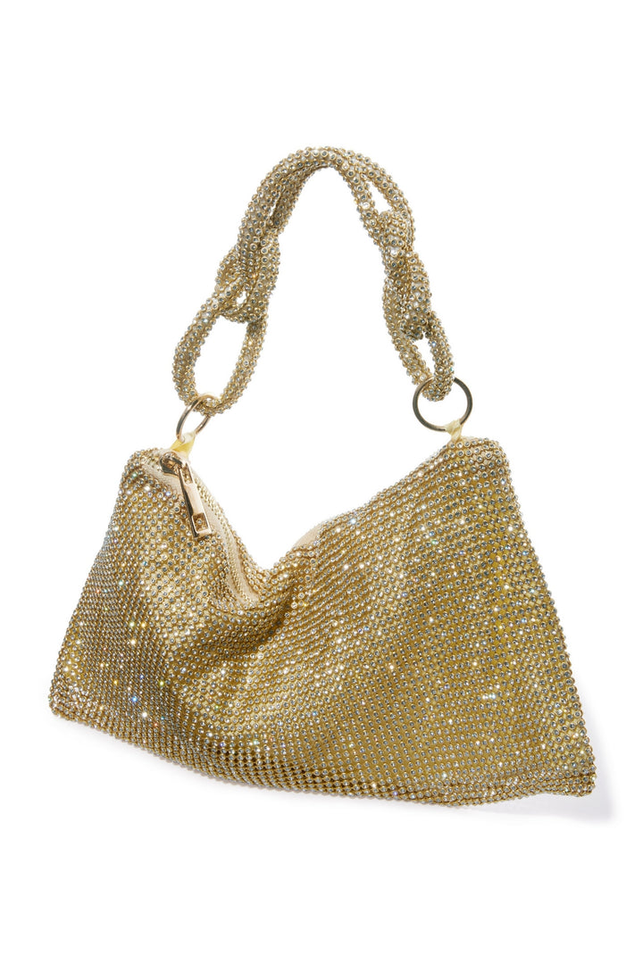 Crystal Mesh Handbag Gold