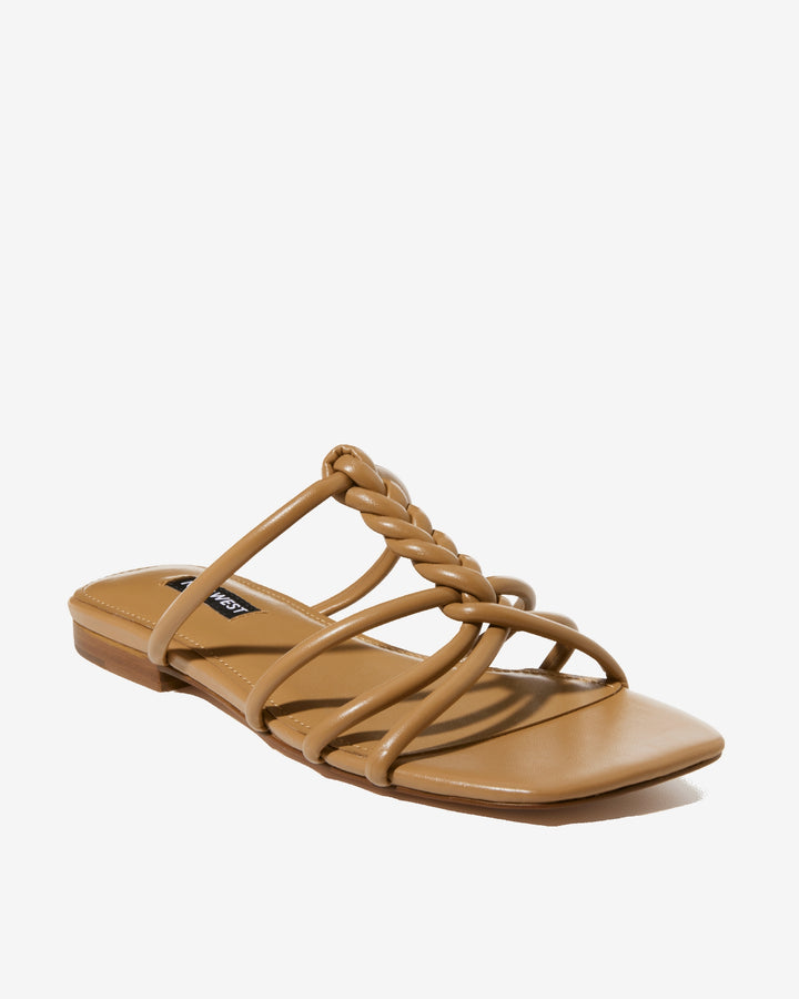Braided Strappy Sandal Tan