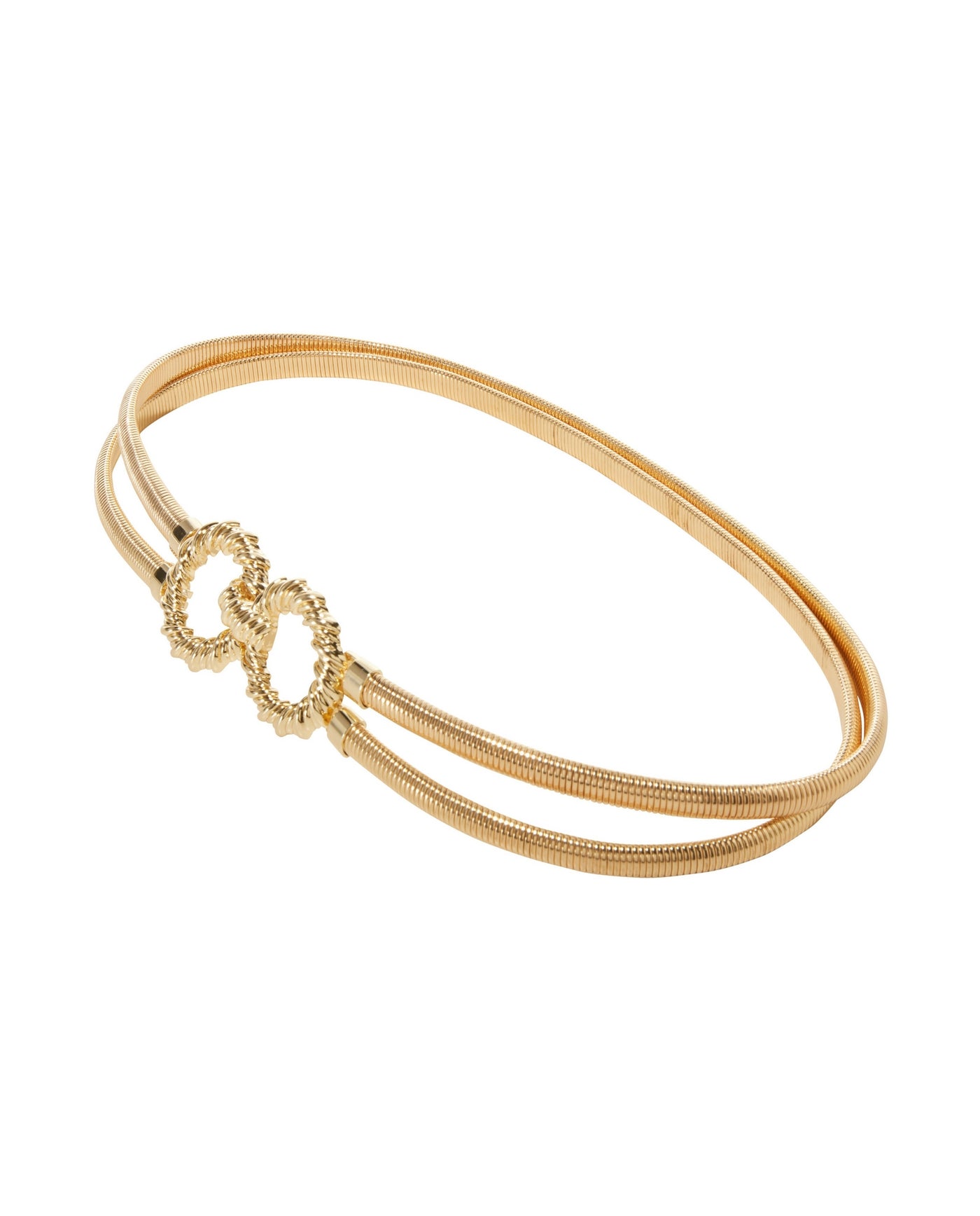 Slinky Buckle Belt Gold