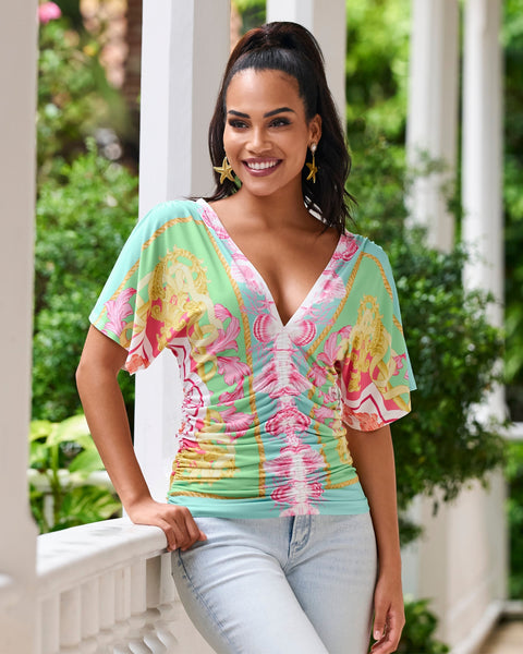 NOT YOUR ROSE SS2312 Hook square top White