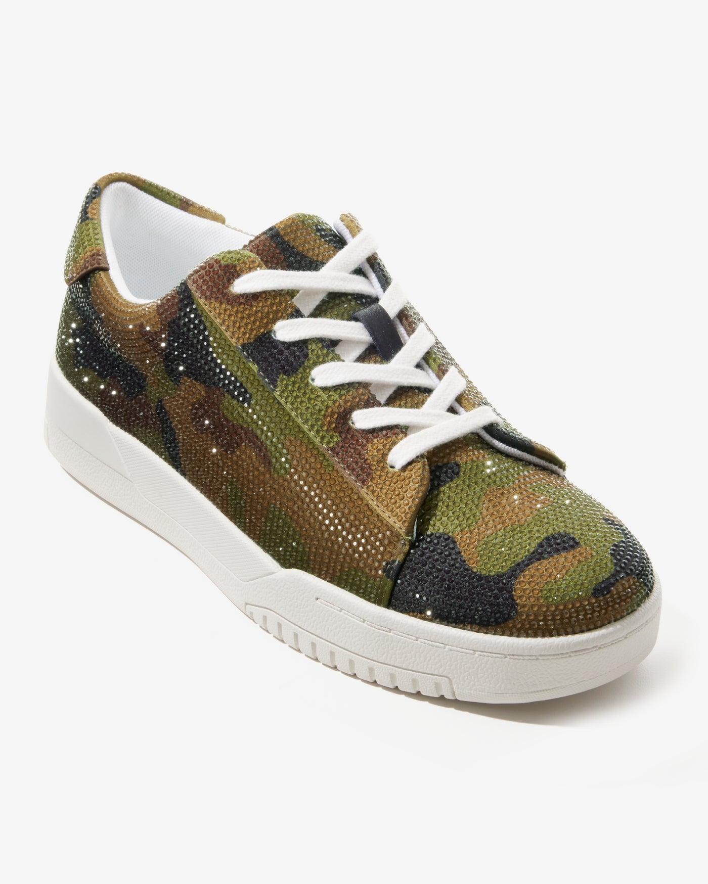 Camo Rhinestone Sneaker Multi