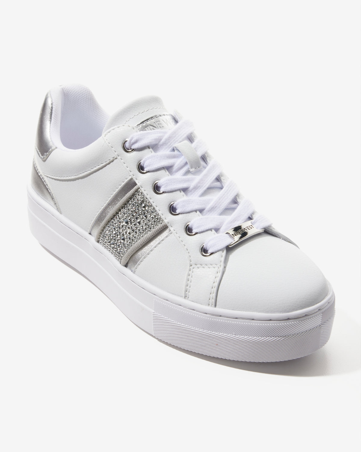 Embellished Casual Sneaker White