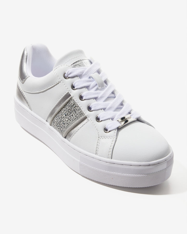 Embellished Casual Sneaker White