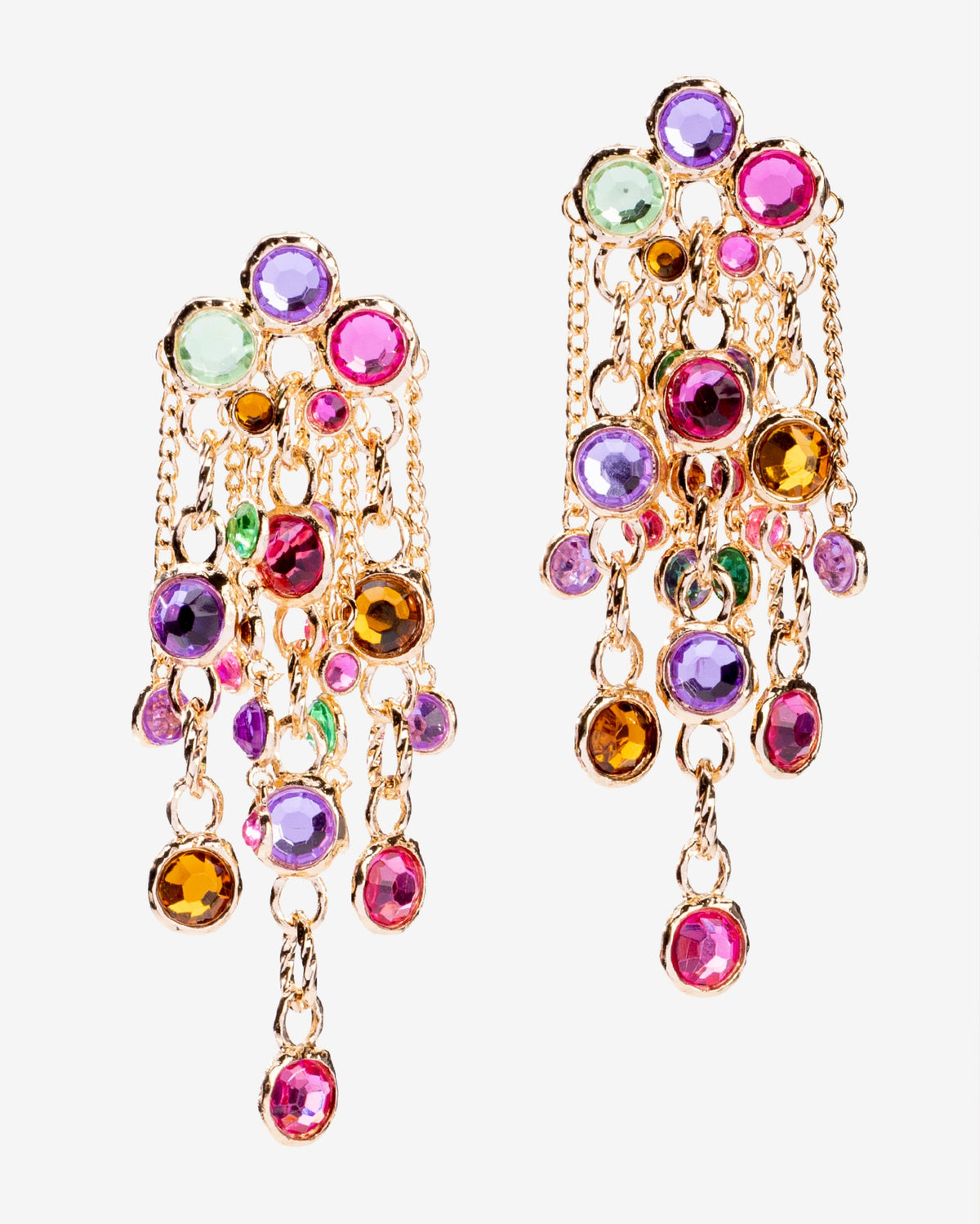 Multi Gem Earring Multi