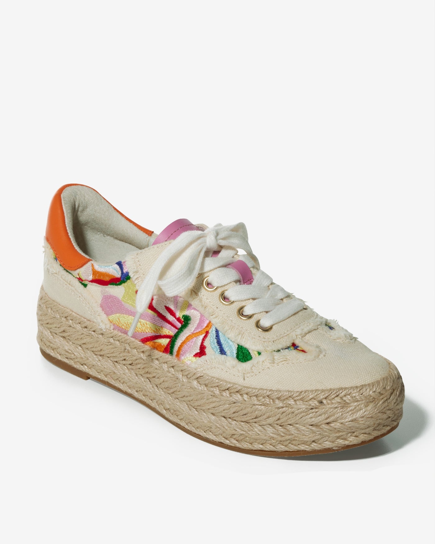Floral Multi Raffia Sneaker Multi
