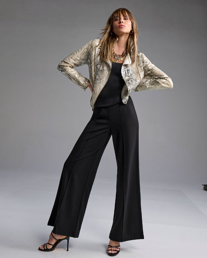 Malibu Ultimate Pull-On Ponte Pant Black