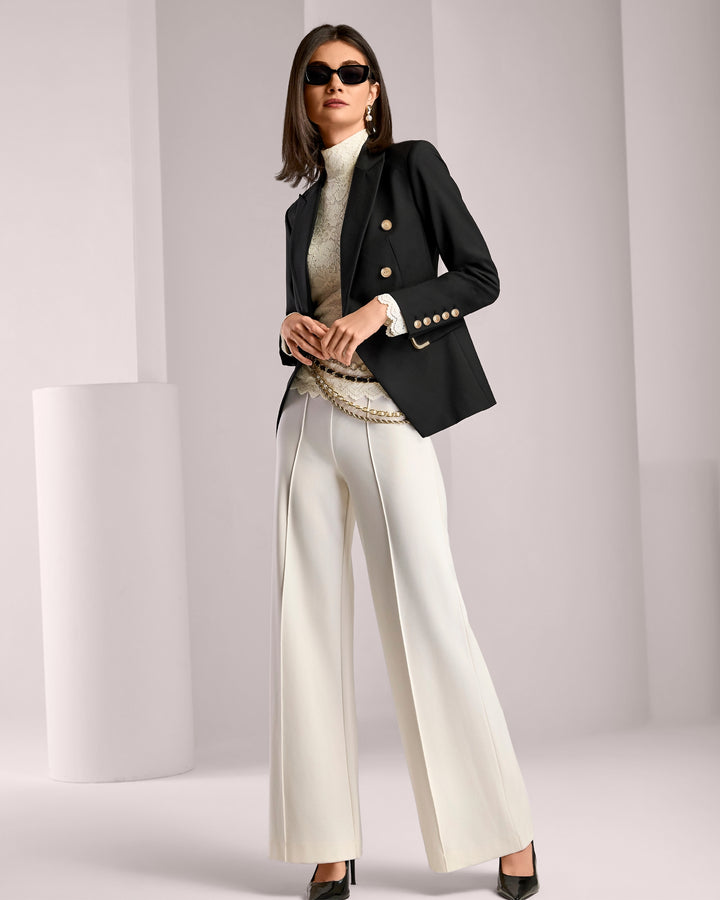Malibu Ultimate Pull-On Ponte Pant Off White