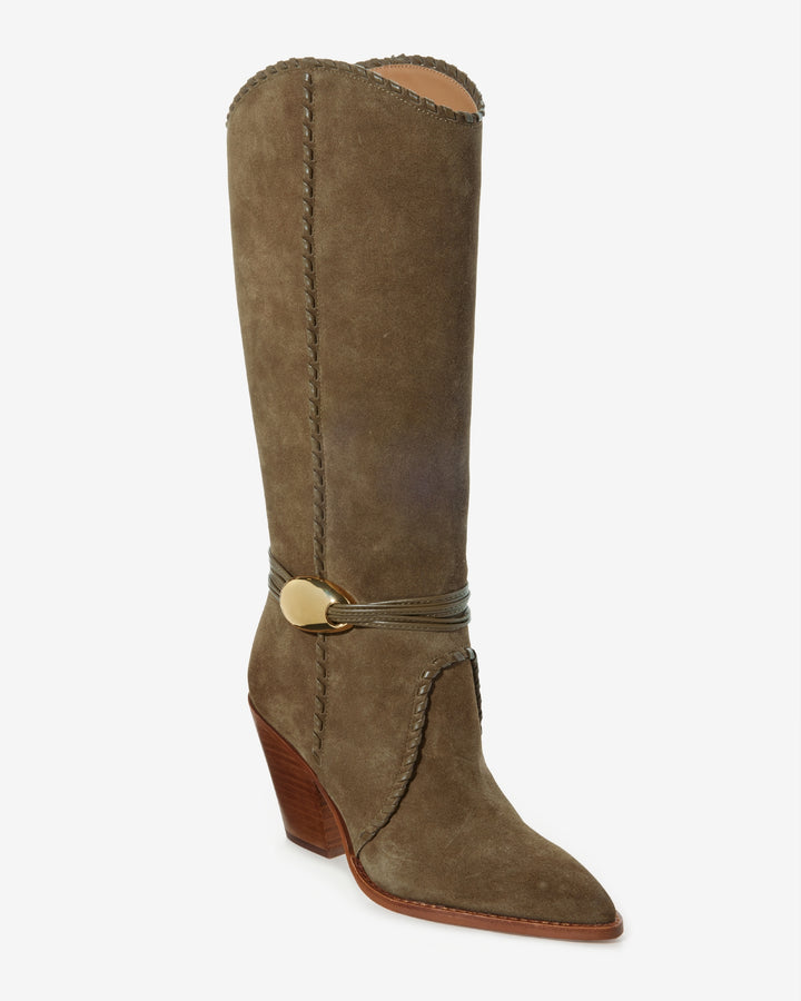 Hardware Western Boot Olive