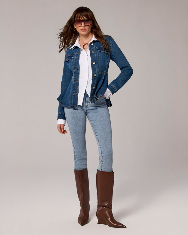 Aspen High Rise Skinny Jean Light Wash Denim