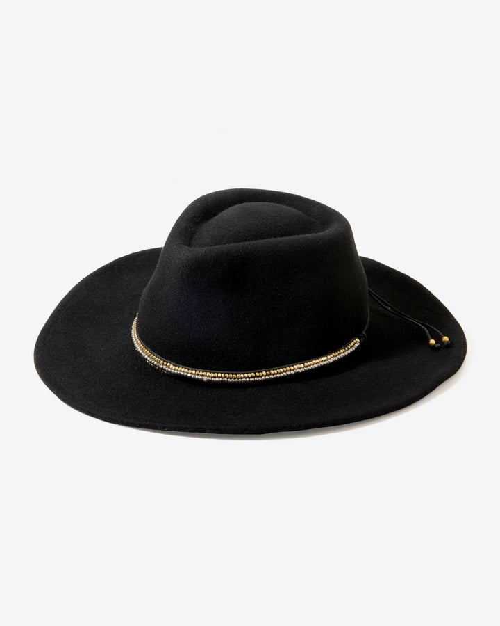 Suede Western Hat Black
