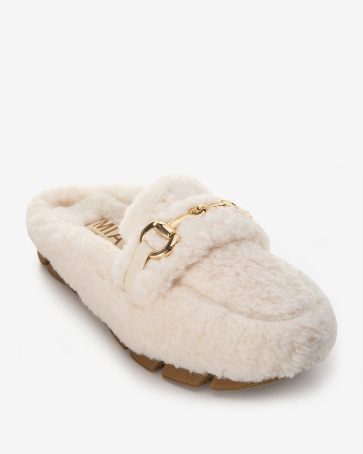 Shearling Mule Off White