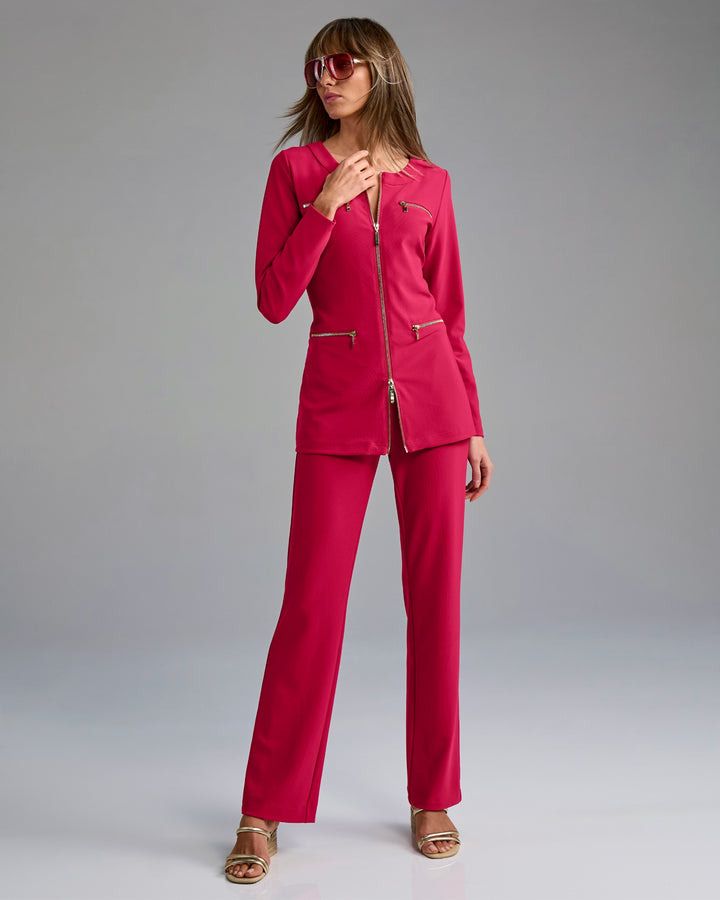 Beyond Travel Tunic Coordinate Set Cerise