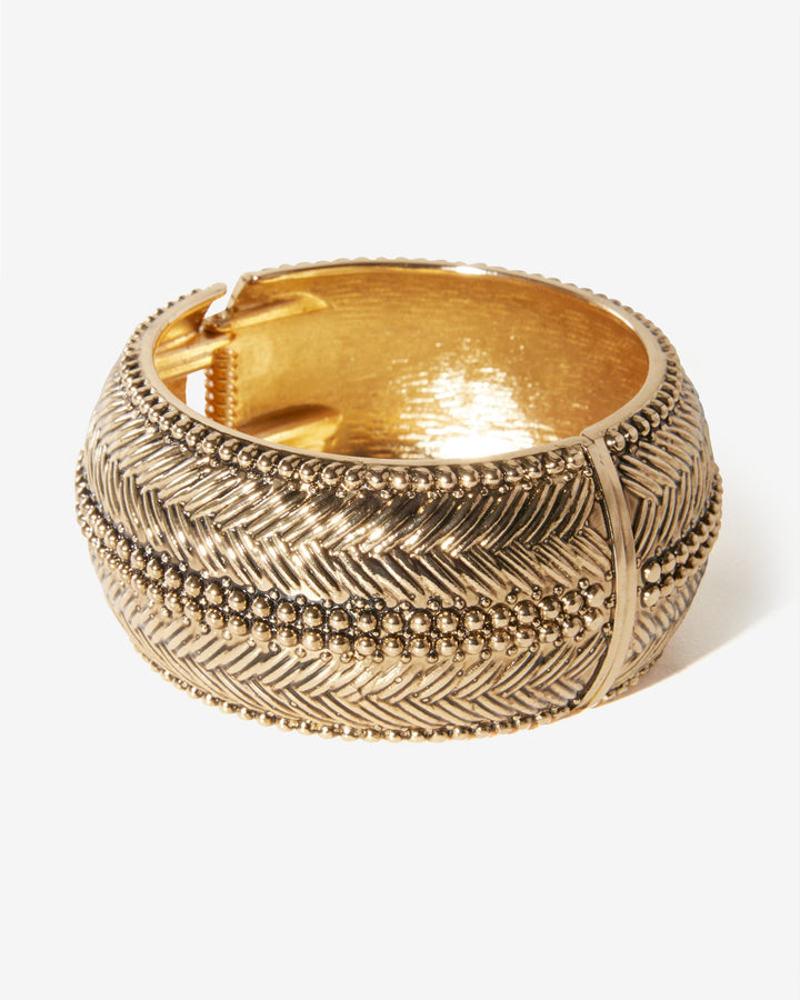 Engraved Bangle Gold