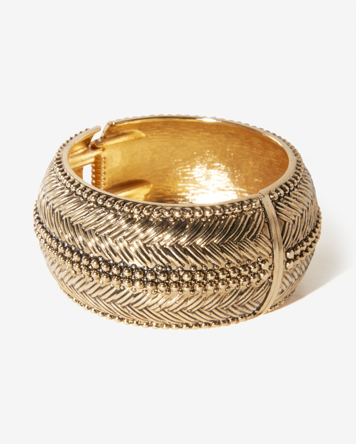 Engraved Bangle Gold