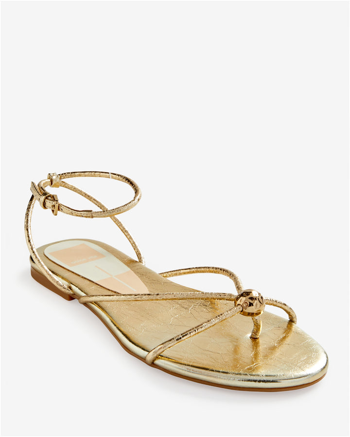 Dolce Vita Strappy Gladiator Sandal Gold