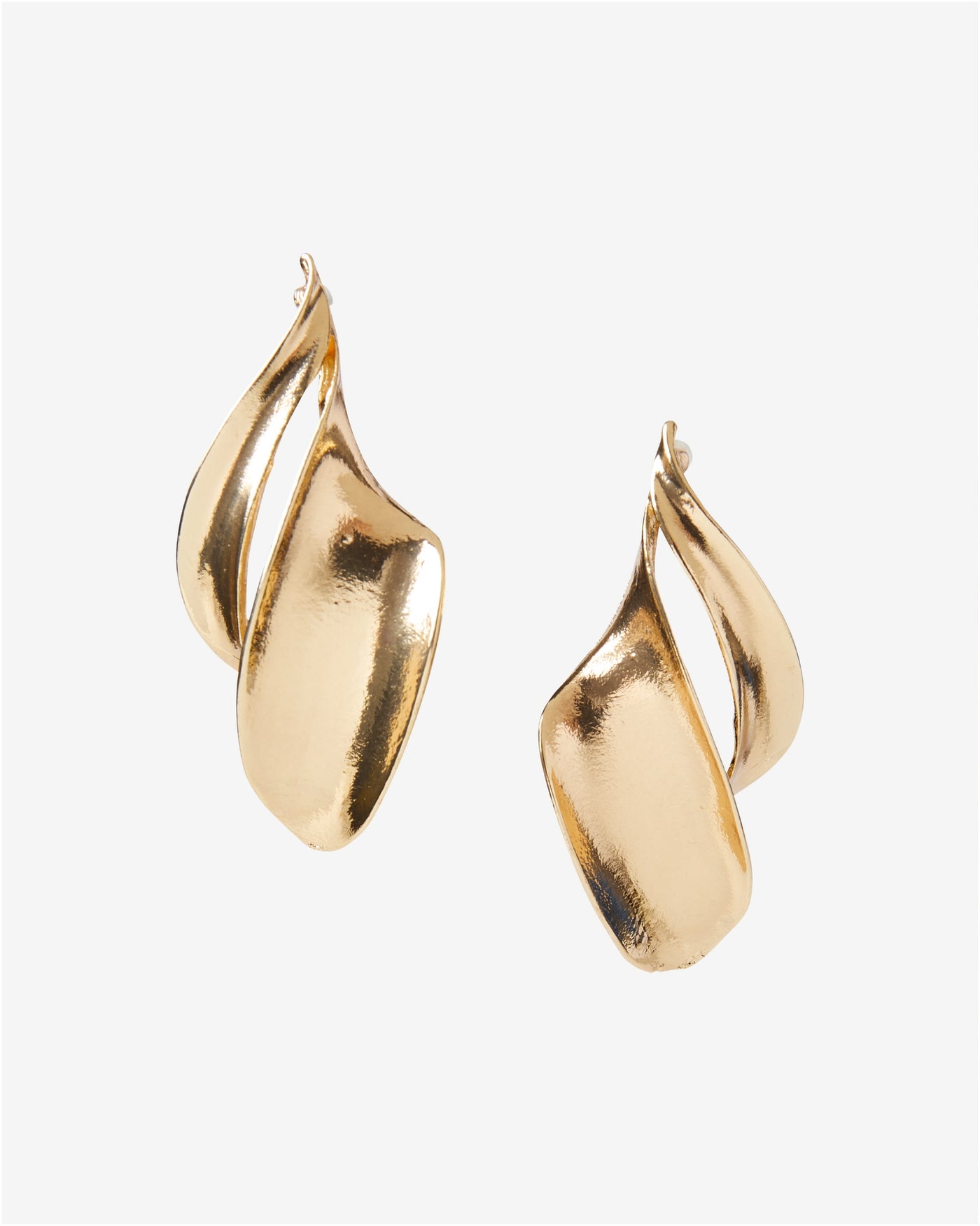 Twist Drop Earring Gold