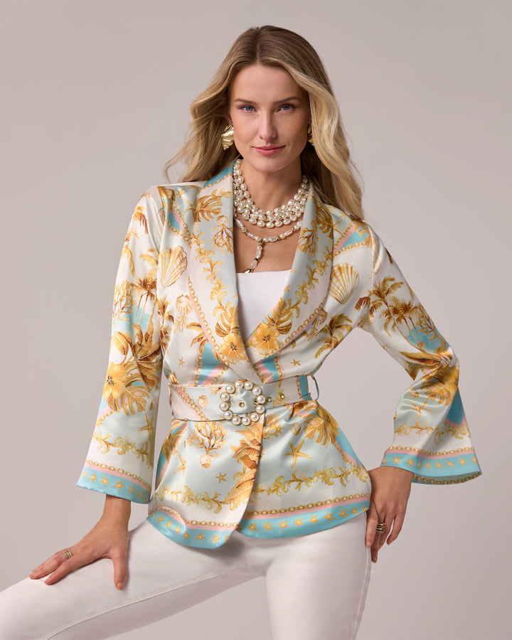Sea Life Printed Jacket Stunning Sealife