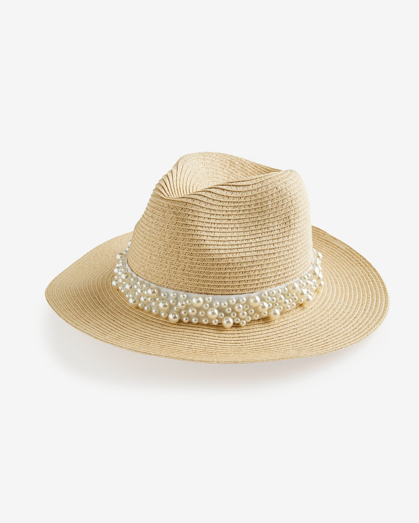 Pearl Band Hat Ivory/Natural