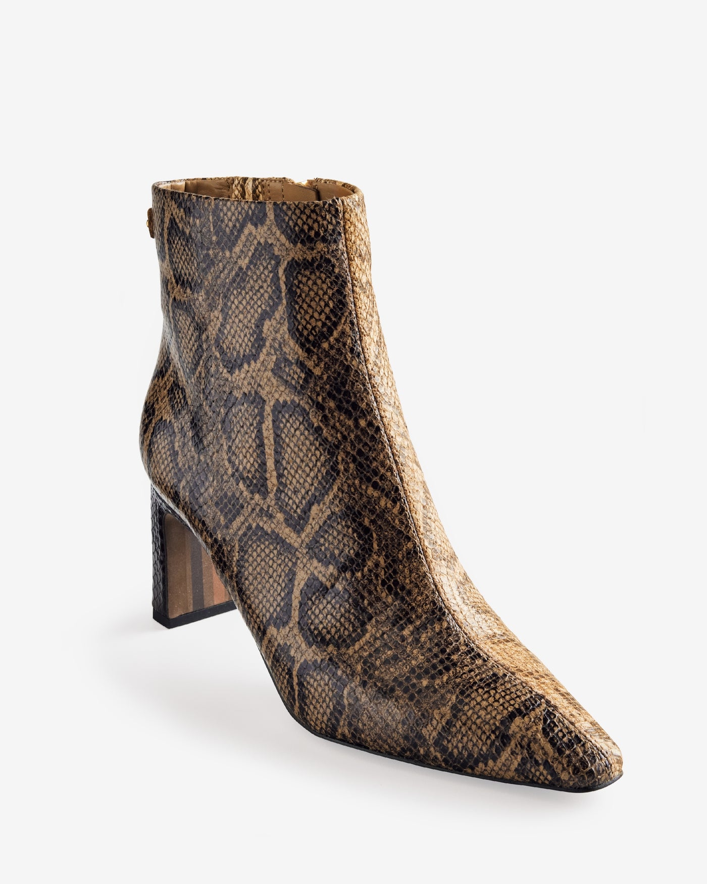 Block Heel Bootie Multi