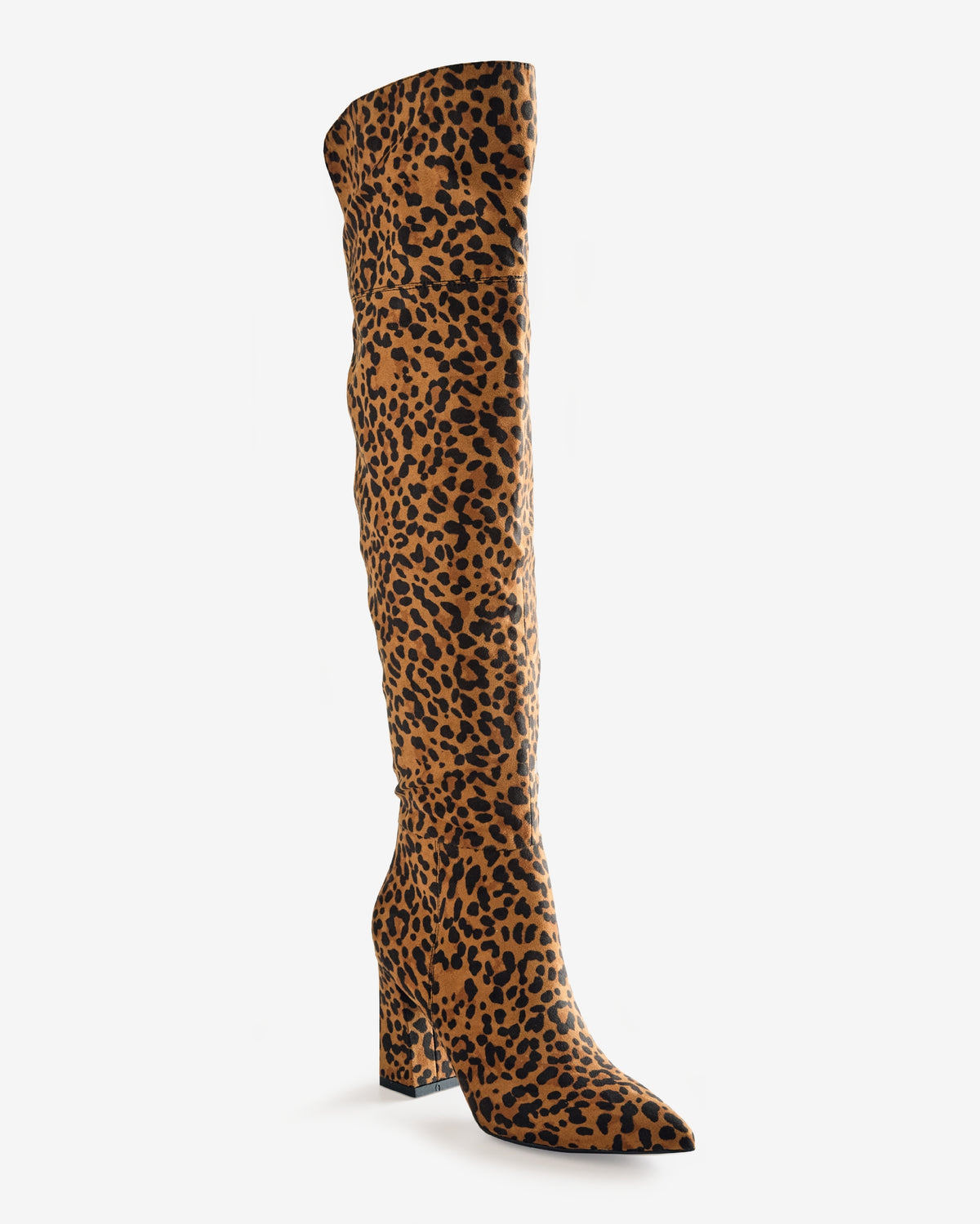 Over The Knee Pointed Toe Boot Multi