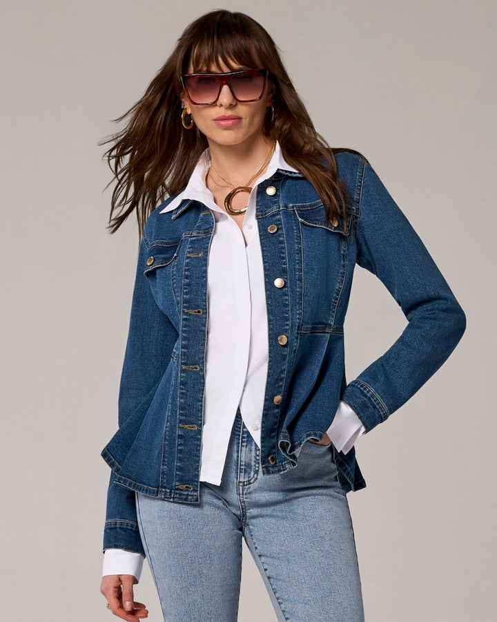 Denim Utility Jacket Denim/Medium Wash