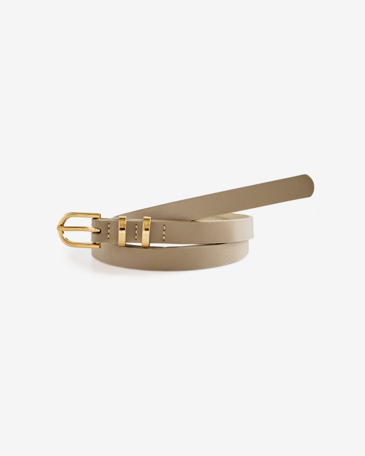 Skinny Everyday Belt Nude