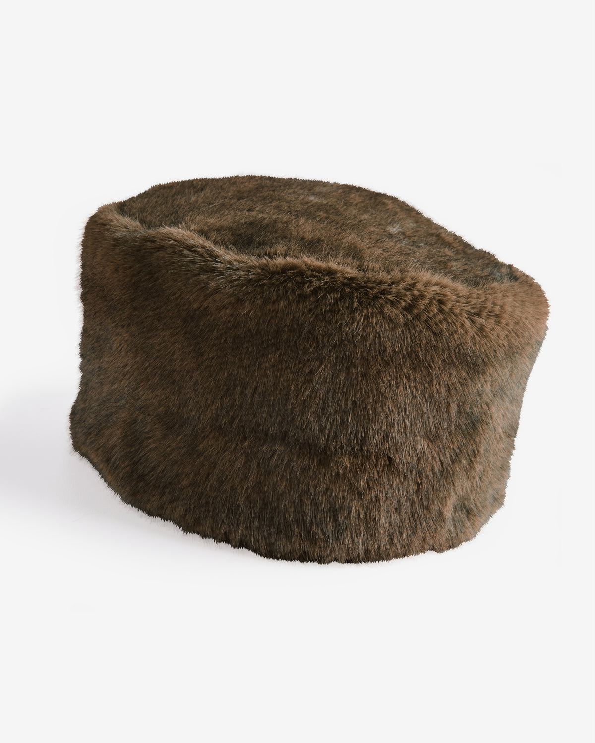 Faux Fur Winter Hat Brown